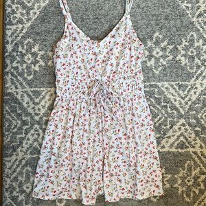 Hollister romper with flowers and butterfly size XS